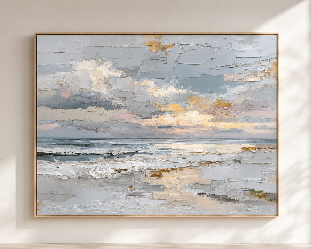 Soft Morning Light — Original Hand-Painted Coastal Oil Painting