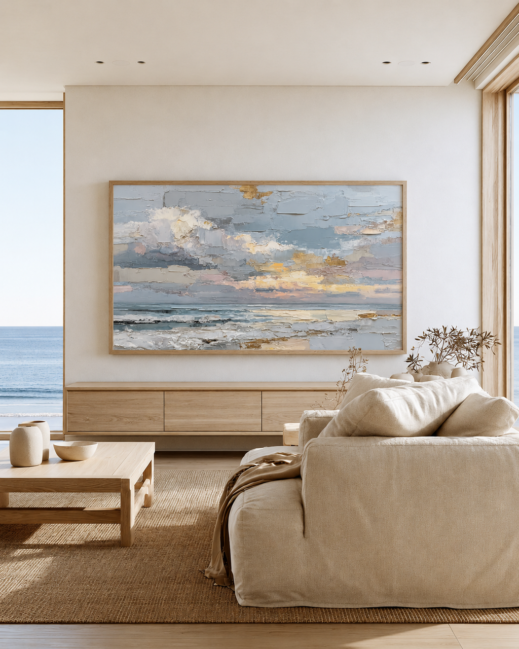 Soft Morning Light — Original Hand-Painted Coastal Oil Painting