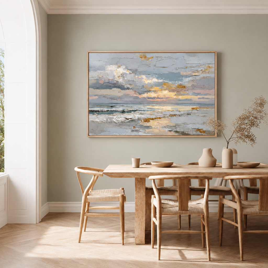 Soft Morning Light — Original Hand-Painted Coastal Oil Painting