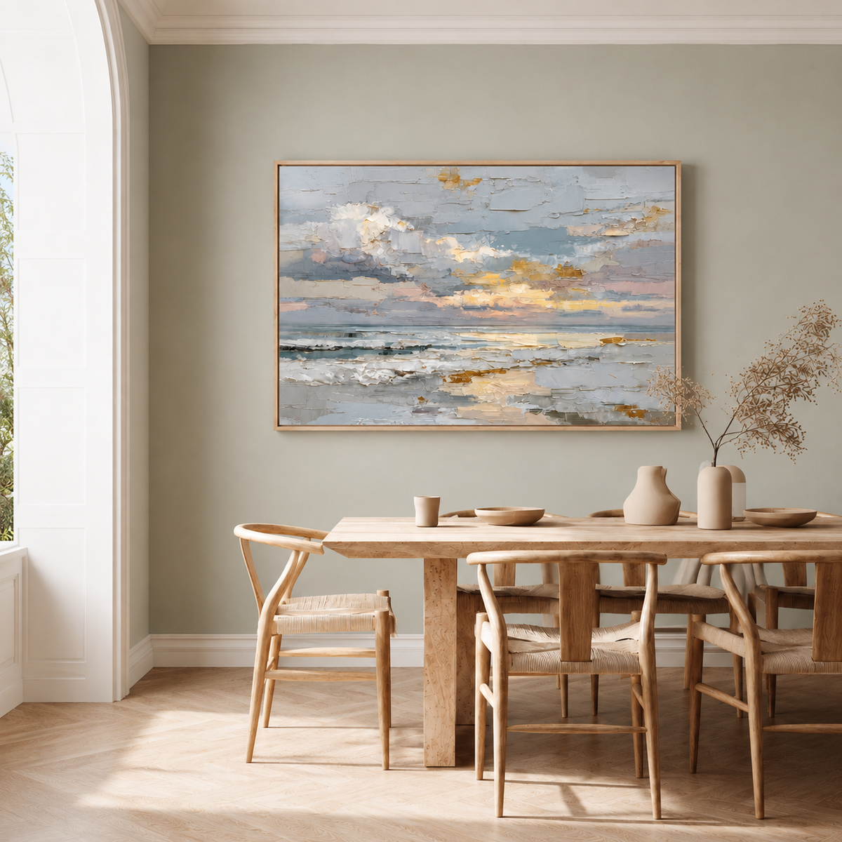 Soft Morning Light — Original Hand-Painted Coastal Oil Painting