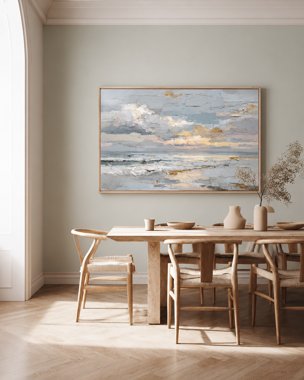 Soft Morning Light — Original Hand-Painted Coastal Oil Painting